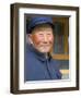 Portrait of a Han Farmer, Near Xining, Qinghai, China-Occidor Ltd-Framed Photographic Print