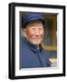 Portrait of a Han Farmer, Near Xining, Qinghai, China-Occidor Ltd-Framed Photographic Print