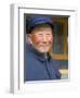 Portrait of a Han Farmer, Near Xining, Qinghai, China-Occidor Ltd-Framed Photographic Print