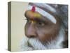 Portrait of a Holy Man, Varanasi, India-Keren Su-Stretched Canvas