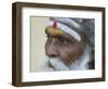 Portrait of a Holy Man, Varanasi, India-Keren Su-Framed Photographic Print