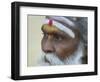 Portrait of a Holy Man, Varanasi, India-Keren Su-Framed Photographic Print