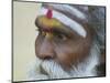 Portrait of a Holy Man, Varanasi, India-Keren Su-Mounted Photographic Print