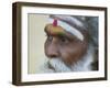 Portrait of a Holy Man, Varanasi, India-Keren Su-Framed Photographic Print