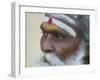 Portrait of a Holy Man, Varanasi, India-Keren Su-Framed Photographic Print