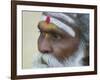 Portrait of a Holy Man, Varanasi, India-Keren Su-Framed Photographic Print