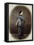 Portrait of a Japanese Woman-Felice Beato-Framed Stretched Canvas