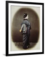 Portrait of a Japanese Woman-Felice Beato-Framed Photographic Print