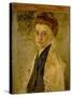 Portrait of a Jewish Boy-Isidor Kaufmann-Stretched Canvas