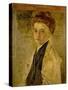 Portrait of a Jewish Boy-Isidor Kaufmann-Stretched Canvas