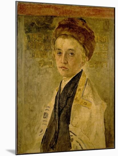 Portrait of a Jewish Boy-Isidor Kaufmann-Mounted Giclee Print