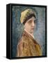 Portrait of a Jewish Woman-Kaufmann Isidor-Framed Stretched Canvas