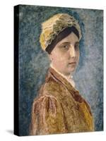 Portrait of a Jewish Woman-Kaufmann Isidor-Stretched Canvas