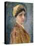 Portrait of a Jewish Woman-Kaufmann Isidor-Stretched Canvas