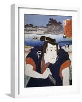 Portrait of a Kabuki Theatre Actor-null-Framed Giclee Print