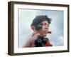 Portrait of a Kamayura Indian, Xingu, Brazil, South America-Robin Hanbury-tenison-Framed Photographic Print