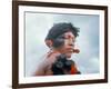 Portrait of a Kamayura Indian, Xingu, Brazil, South America-Robin Hanbury-tenison-Framed Photographic Print