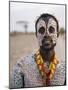 Portrait of a Karo Tribesman, Lower Omo Valley, Ethiopia-Gavin Hellier-Mounted Photographic Print