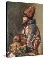 Portrait of a Kirgiz Man-Vasilij Vereshchagin-Stretched Canvas