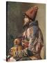 Portrait of a Kirgiz Man-Vasilij Vereshchagin-Stretched Canvas