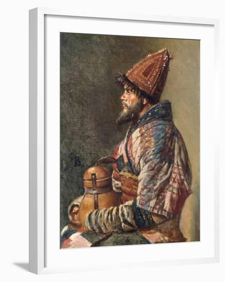 Portrait of a Kirgiz Man-Vasilij Vereshchagin-Framed Giclee Print