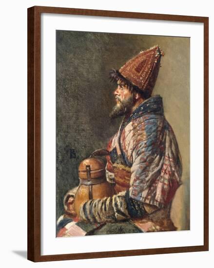 Portrait of a Kirgiz Man-Vasilij Vereshchagin-Framed Giclee Print