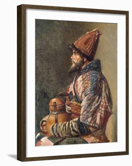 Portrait of a Kirgiz Man-Vasilij Vereshchagin-Framed Giclee Print