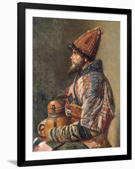 Portrait of a Kirgiz Man-Vasilij Vereshchagin-Framed Giclee Print