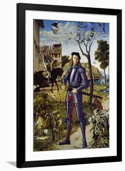 Portrait of a Knight, 1510-Vittore Carpaccio-Framed Giclee Print