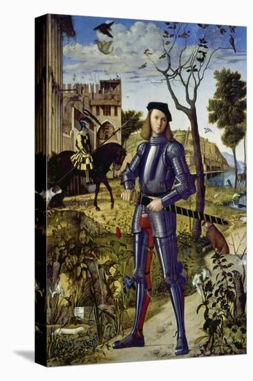 Portrait of a Knight, 1510-Vittore Carpaccio-Stretched Canvas