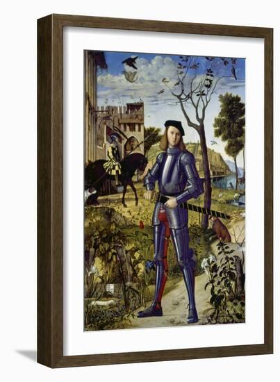 Portrait of a Knight, 1510-Vittore Carpaccio-Framed Giclee Print