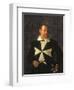 Portrait of a Knight of Malta, Possibly Fra Antonio Martelli, 1607-08-Caravaggio-Framed Giclee Print