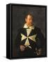 Portrait of a Knight of Malta, Possibly Fra Antonio Martelli, 1607-08-Caravaggio-Framed Stretched Canvas