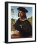 Portrait of a Knight of Rhodes - by Francesco Di Cristofano Dit Franciabigio (Marcantonio Franciabi-Francesco Di Cristofano Franciabigio-Framed Giclee Print