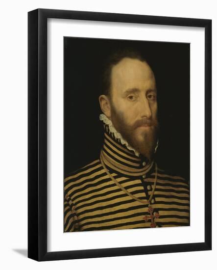 Portrait of a Knight of the Order of Calatrava-Frans Pourbus I-Framed Art Print