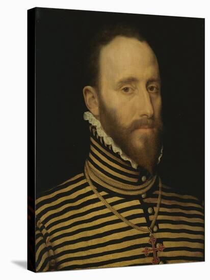 Portrait of a Knight of the Order of Calatrava-Frans Pourbus I-Stretched Canvas
