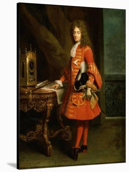 Portrait of a Knight of the Order of Malta, C1690-1750-Robert Tournieres-Stretched Canvas