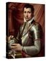 Portrait of a Knight of the Order of St. Stephen-Michele Di Ridolfo Tosini-Stretched Canvas