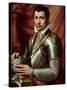 Portrait of a Knight of the Order of St. Stephen-Michele Di Ridolfo Tosini-Stretched Canvas