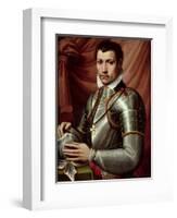 Portrait of a Knight of the Order of St. Stephen-Michele Di Ridolfo Tosini-Framed Giclee Print