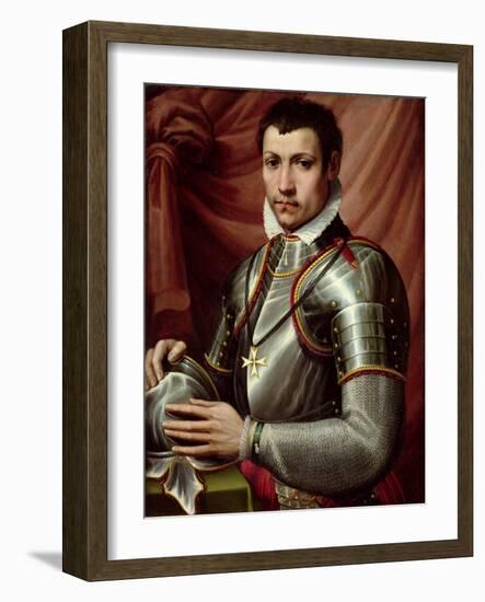 Portrait of a Knight of the Order of St. Stephen-Michele Di Ridolfo Tosini-Framed Giclee Print