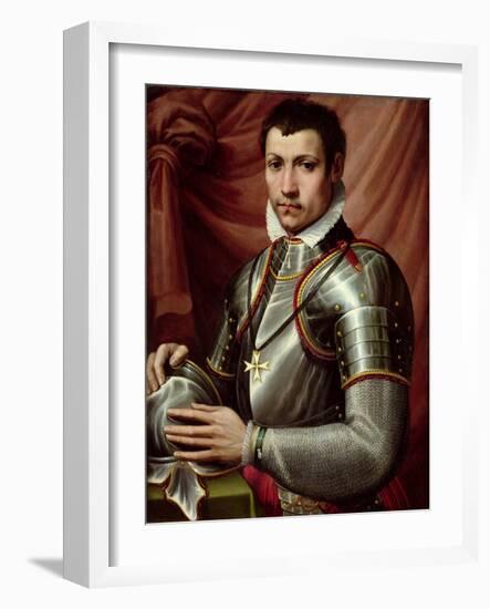 Portrait of a Knight of the Order of St. Stephen-Michele Di Ridolfo Tosini-Framed Giclee Print