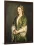 Portrait of a Lady, 1555-Titian (Tiziano Vecelli)-Framed Art Print