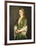 Portrait of a Lady, 1555-Titian (Tiziano Vecelli)-Framed Art Print