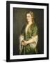 Portrait of a Lady, 1555-Titian (Tiziano Vecelli)-Framed Art Print