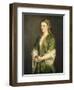 Portrait of a Lady, 1555-Titian (Tiziano Vecelli)-Framed Art Print