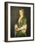 Portrait of a Lady, 1555-Titian (Tiziano Vecelli)-Framed Art Print