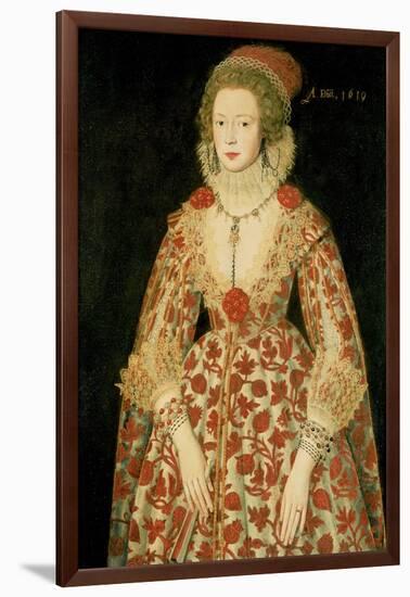 Portrait of a Lady, 1619-Marcus Gheeraerts-Framed Giclee Print