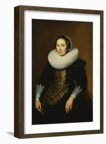 Portrait of a Lady, 1630-Bartholomeus Sarburgh-Framed Giclee Print