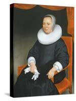 Portrait of a Lady, 1649-Nicolaes Maes-Stretched Canvas